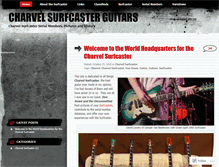 Tablet Screenshot of charvelsurfcaster.com